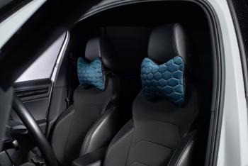 429 р. Подушка-косточка (Илана+Афины) КОСТОЧКА ст СОТА Lord Autofashion   (черный, мурена, строчка бежевая)  с доставкой в г. Пермь. Увеличить фотографию 6