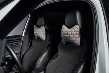 429 р. Подушка-косточка (Илана+Афины) КОСТОЧКА ст СОТА Lord Autofashion   (черный, серый, строчка серая)  с доставкой в г. Пермь. Увеличить фотографию 6