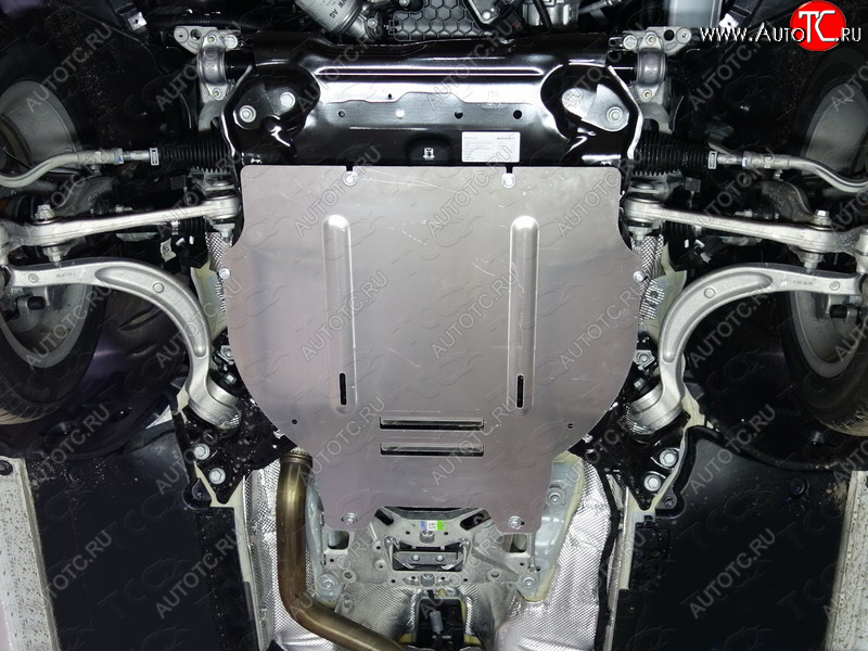 6 899 р. Защита КПП ТСС Тюнинг  Audi A4  B9 (2016-2020) дорестайлинг,седан (алюминий 4 мм)  с доставкой в г. Пермь