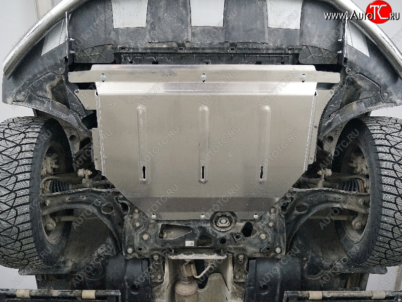 11 399 р. Защита картера двигателя (алюминий) TCC Volkswagen Tiguan Mk2 дорестайлинг (2016-2020)  с доставкой в г. Пермь