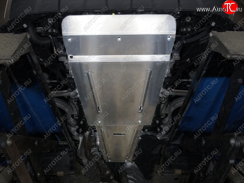 9 499 р. Защита картера двигателя (V-3.0TDI, алюминий) TCC  Volkswagen Touareg  CR (2018-2025)  с доставкой в г. Пермь