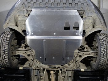 Защита картера и КПП ТСС Тюнинг Skoda Octavia A7 дорестайлинг лифтбэк (2012-2017) (алюминий 4 мм)