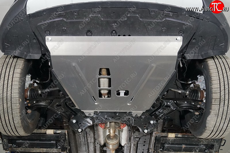 13 999 р. Защита картера и КПП ( 2WD) ТСС Тюнинг  Changan CS55 (2018-2025) рестайлинг (алюминий 4 мм)  с доставкой в г. Пермь
