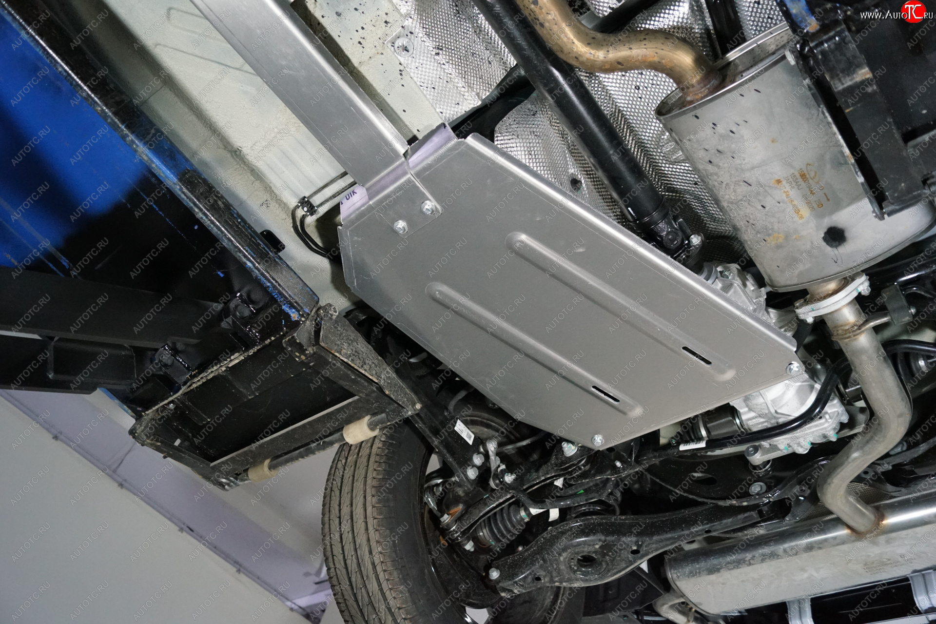 5 699 р. Защита бака и заднего редуктора (V-1.6Turbo 4WD, алюминий) ТСС  EXEED TXL (2021-2025) 1-ый рестайлинг  с доставкой в г. Пермь