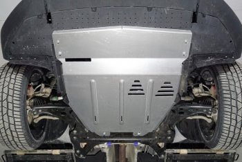 Защита картера и КПП ТСС Тюнинг Geely Tugella FY11,HPBA4 дорестайлинг (2019-2023) (алюминий 4 мм)