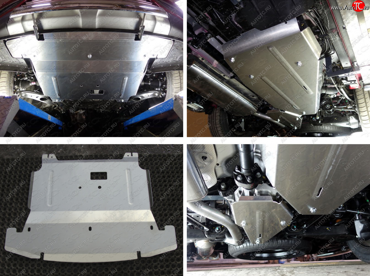 32 599 р. Защиты комплект (картер, кпп, дифференциал, бак) ТСС Тюнинг  Hyundai Grand Santa Fe  1 DM (2013-2018) дорестайлинг, рестайлинг (алюминий 4 мм)  с доставкой в г. Пермь