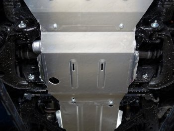 Защита картера ТСС Тюнинг INFINITI QX56  Z62 (2010-2013), INFINITI QX80  Z62 (2014-2024), Nissan Patrol  6 (2010-2017) (алюминий 4 мм)