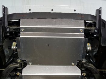 Защита радиаторов ТСС Тюнинг Isuzu D-Max  RG (2020-2023) DoubleCab (алюминий 4 мм)