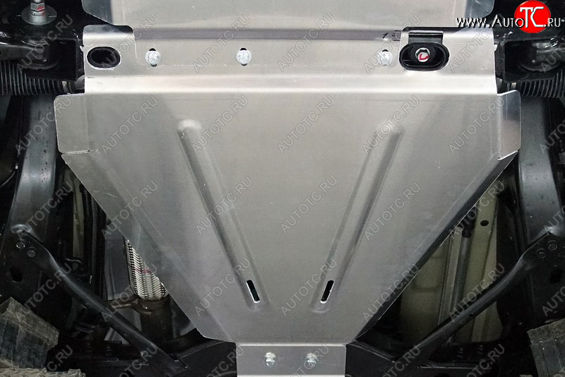7 899 р. Защита КПП и рулевой рейки ТСС Тюнинг  KIA Mohave  HM2 (2019-2022) (алюминий 4 мм)  с доставкой в г. Пермь