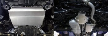 Защиты комплект (картер, кпп, задний дифференциал) ТСС Тюнинг Lexus RX350 AL10 дорестайлинг (2008-2012) (алюминий 4 мм)