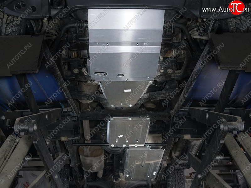 21 649 р. Защиты комплект (картер и радиатор, кпп, рк, бак) v-2-5 л. ТСС Тюнинг  Mercedes-Benz X class  W470 (2017-2020) (алюминий 4 мм)  с доставкой в г. Пермь