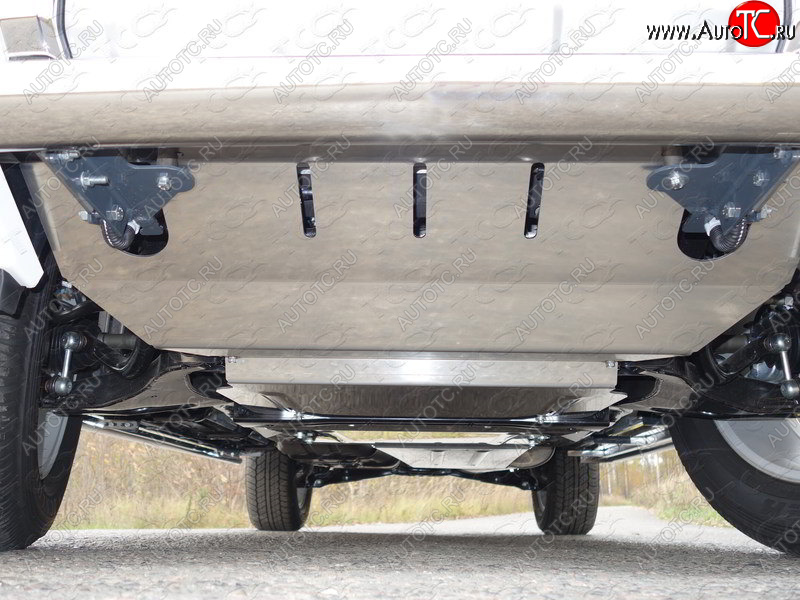 4 599 р. Защита картера ТСС Тюнинг Mitsubishi Pajero 4 V90 (2006-2011) дорестайлинг (алюминий 4 мм) с доставкой в г. Пермь Увеличить фотографию 1 4 599 р. Защита картера ТСС Тюнинг Mitsubishi Pajero 4 V90 (2006-2011) дорестайлинг (алюминий 4 мм) с доставкой в г. Пермь