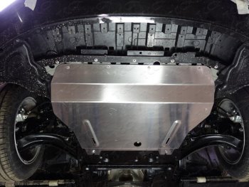 Защита картера и КПП ТСС Тюнинг Nissan Sentra  7 - Tiida  2 хэтчбек (алюминий 4 мм)