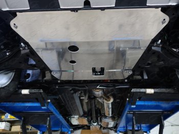 Защита картера ТСС Тюнинг Nissan Terrano  D10 (2016-2022), Renault Duster  HS (2015-2021), Renault Kaptur (2016-2020) (алюминий 4 мм)
