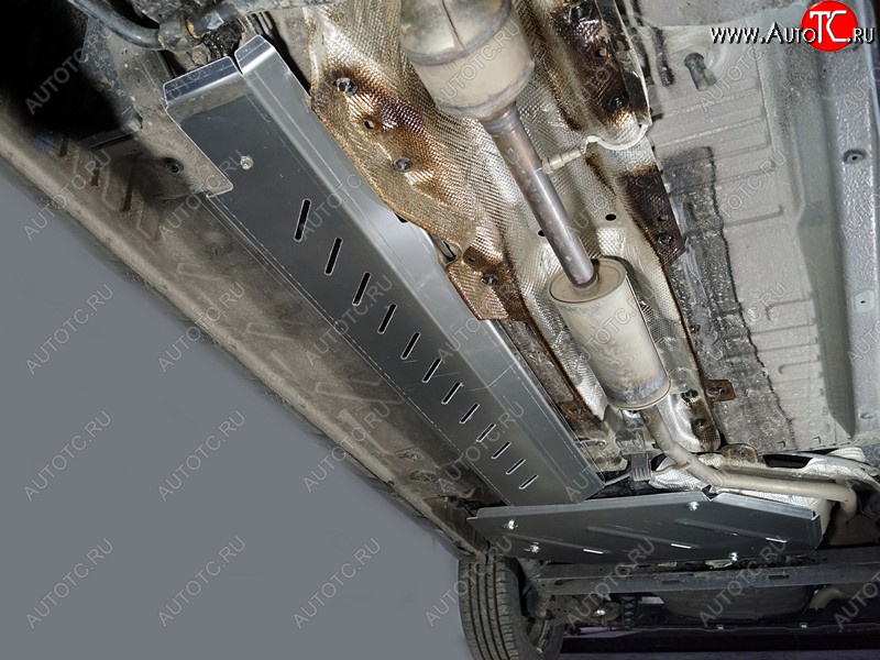 6 899 р. Защита топливной магистрали ТСС Тюнинг  Renault Logan Stepway (2018-2025) (алюминий 4 мм)  с доставкой в г. Пермь