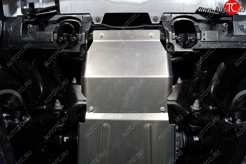 3 079 р. Защита радиатора ТСС Тюнинг  Toyota Land Cruiser  J300 (2021-2025) дорестайлинг (алюминий 4 мм)  с доставкой в г. Пермь