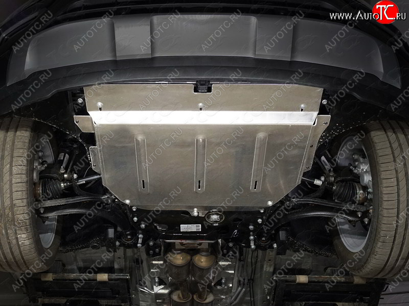11 399 р. Защита картера и КПП ТСС Тюнинг Volkswagen Teramont CA1 дорестайлинг (2016-2020) (алюминий 4 мм)  с доставкой в г. Пермь