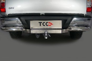 Фаркоп (тягово-сцепное устройство) ТСС Тюнинг Dong Feng DF6 (2022-2025) пикап (оцинкованный, шар E, надпись DongFeng)