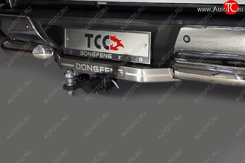 23 999 р. Фаркоп (тягово-сцепное устройство) ТСС Тюнинг  Dong Feng DF6 (2022-2025) пикап (оцинкованный, шар E нержавейка, надпись DongFeng)  с доставкой в г. Пермь