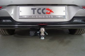 Фаркоп (тягово-сцепное устройство) (бензин) ТСС Тюнинг GENESIS GV80  JK1 (2020-2022) (оцинкованный, шар E)