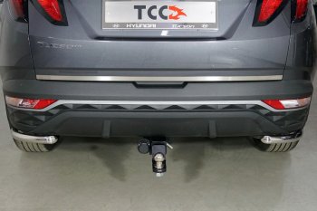 Фаркоп (тягово-сцепное устройство) ТСС Тюнинг Hyundai Tucson  NX4 (2020-2022) (оцинкованный, шар E)