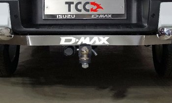 Фаркоп (тягово-сцепное устройство) TCC Тюнинг Isuzu D-Max  RG (2020-2023) DoubleCab (шар E, надпись D-MAX)