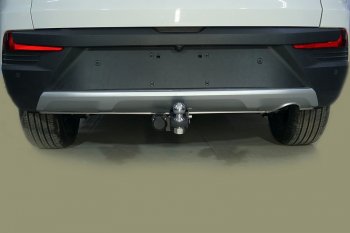 Фаркоп (тягово-сцепное устройство) ТСС Тюнинг JAC JS4 (2021-2025) (оцинкованный, шар E)