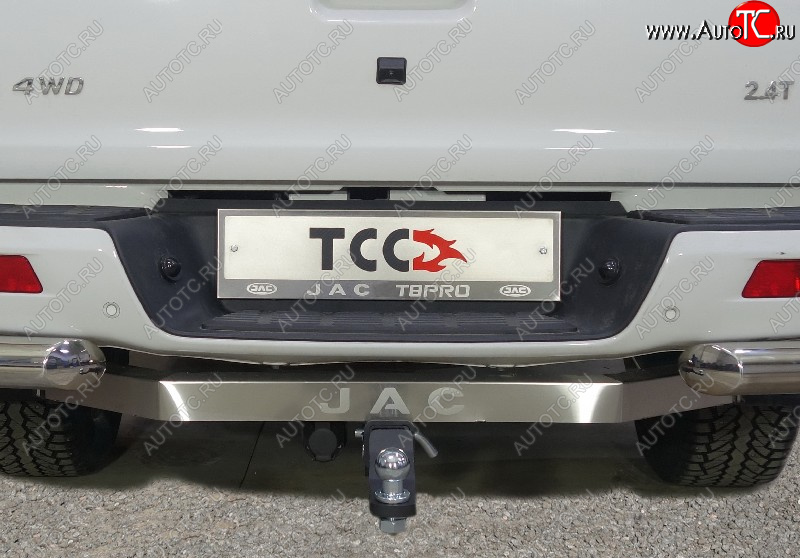 20 999 р. Фаркоп (тягово-сцепное устройство) TCC Тюнинг JAC T6 пикап (2018-2024) (оцинкованный, шар E, надпись JAC)  с доставкой в г. Пермь