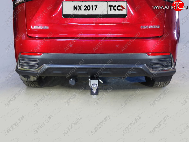 13 999 р. Фаркоп (тягово-сцепное устройство) (кроме F-Sport) ТСС Тюнинг Lexus NX200 Z10 рестайлинг (2017-2021) (оцинкованный, шар E)  с доставкой в г. Пермь