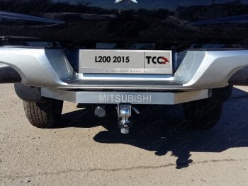 Фаркоп (тягово-сцепное устройство) (с задним бампером) ТСС Тюнинг Mitsubishi L200  5 KK,KL (2015-2022) дорестайлинг, рестайлинг (шар Е)
