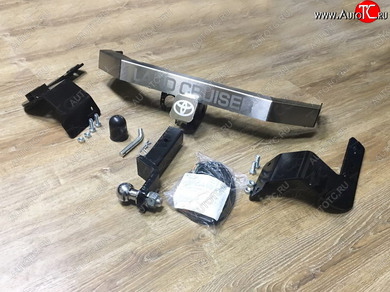 16 999 р. Фаркоп (тягово-сцепное устройство) (кроме EXECUTIVE) ТСС Тюнинг  Toyota Land Cruiser  200 (2012-2021) 1-ый рестайлинг, 2-ой рестайлинг (надпись Land Cruiser, шар E)  с доставкой в г. Пермь
