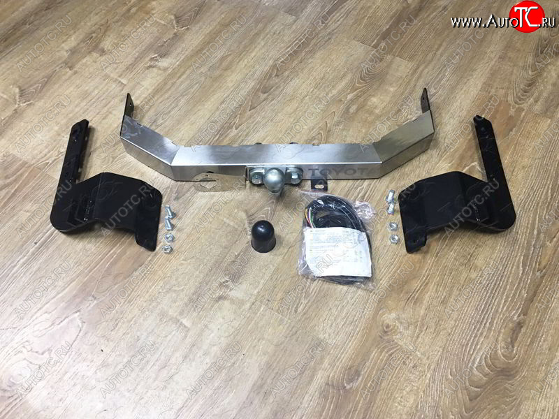 14 999 р. Фаркоп (тягово-сцепное устройство) (кроме EXECUTIVE) ТСС Тюнинг  Toyota Land Cruiser  200 (2012-2021) 1-ый рестайлинг, 2-ой рестайлинг (надпись Toyota, шар F)  с доставкой в г. Пермь