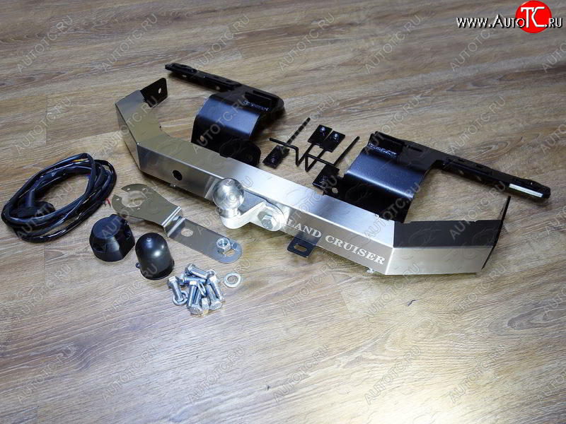 14 999 р. Фаркоп (тягово-сцепное устройство) (кроме EXECUTIVE) ТСС Тюнинг  Toyota Land Cruiser  200 (2012-2021) 1-ый рестайлинг, 2-ой рестайлинг (надпись Land Cruiser, шар F)  с доставкой в г. Пермь