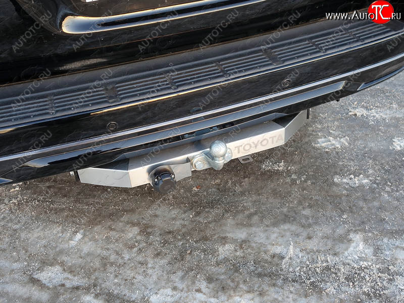 10 699 р. Фаркоп (тягово-сцепное устройство) ТСС Тюнинг  Toyota Land Cruiser  200 (2015-2021) 2-ой рестайлинг (надпись Toyota, шар F)  с доставкой в г. Пермь