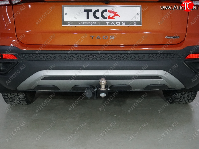 13 999 р. Фаркоп (тягово-сцепное устройство) ТСС Тюнинг  Volkswagen Taos (2020-2022) (нержавейка)  с доставкой в г. Пермь