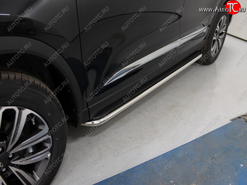 38 999 р. Пороги с площадкой 42,4 мм ТСС Тюнинг  Chery Tiggo 8  1 T18 (2019-2023) рестайлинг (лист)  с доставкой в г. Пермь