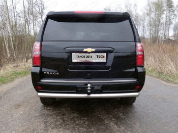 Защита задняя d76,1 мм ТСС Тюнинг Chevrolet Tahoe  K2UC (2014-2021)