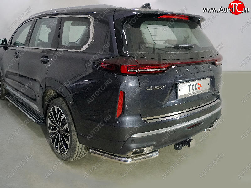 18 499 р. Защита заднего бампера (2.0L 4WD, уголки, d60,3 мм) TCC  EXEED VX (2020-2023) дорестайлинг  с доставкой в г. Пермь