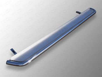 Пороги с площадкой 42,4 мм ТСС Тюнинг Geely Emgrand X7 (2019-2021) 2-ой рестайлинг