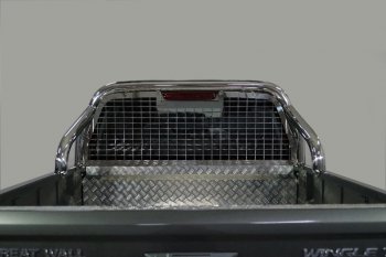 Защита кузова и заднего стекла (для кузова) d 76,1 мм ТСС Тюнинг Great Wall Wingle 7 (2018-2023) пикап (нержавейка)