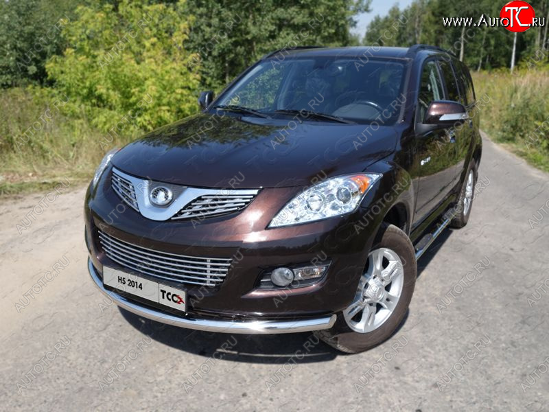 15 999 р. Защита переднего бампера нижняя d60,3 мм ТСС Тюнинг  Great Wall Hover H5 (2010-2017) (нержавейка)  с доставкой в г. Пермь