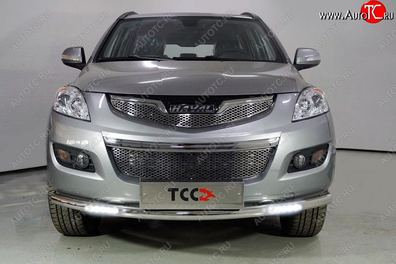 34 999 р. Защита переднего бампера нижняя с ДХО 60,3 мм  Haval H5 (2020-2023) рестайлинг (нержавейка)  с доставкой в г. Пермь
