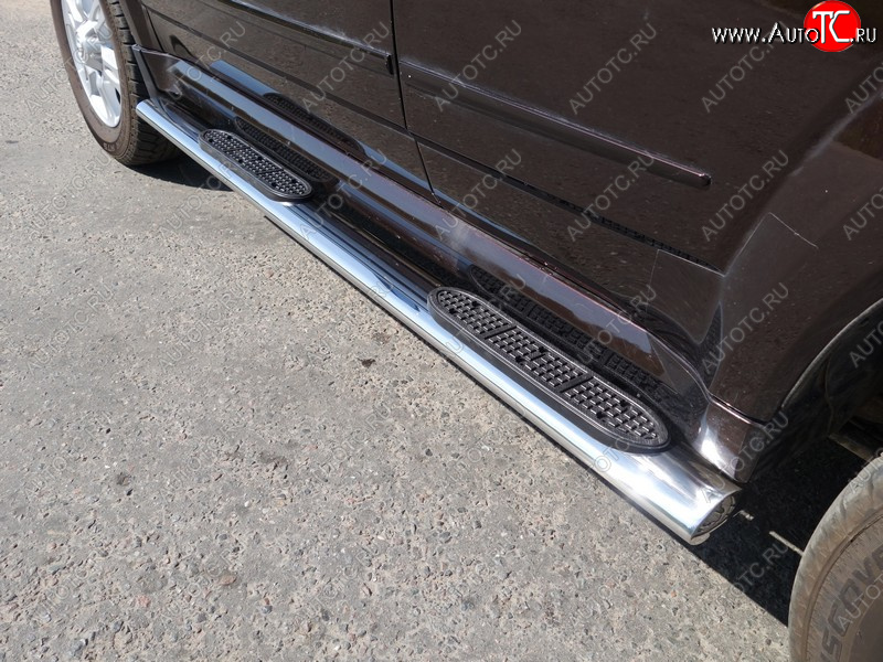 38 799 р. Пороги овальные с накладкой 120х60 мм  Haval H5 (2020-2023) рестайлинг (серые)  с доставкой в г. Пермь