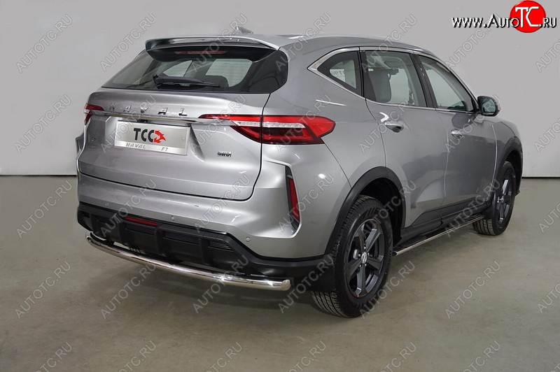 18 499 р. Защита задняя (нержавейка 60,3 мм) ТСС Тюнинг  Haval F7 (2022-2024) рестайлинг  с доставкой в г. Пермь