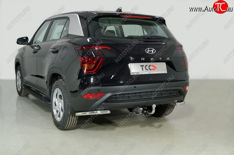 13 349 р. Защита заднего бампера (уголки, d42,4 мм) TCC  Hyundai Creta  SU (2020-2022)  с доставкой в г. Пермь