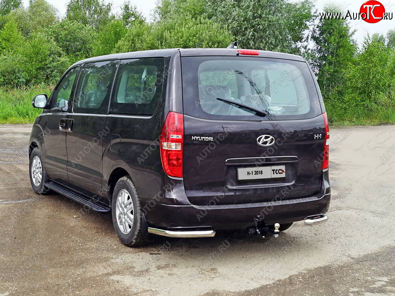 18 999 р. Защита задняя (уголки) 60,3 мм  Hyundai Starex/Grand Starex/H1  TQ (2017-2022) 2-ой рестайлинг  с доставкой в г. Пермь