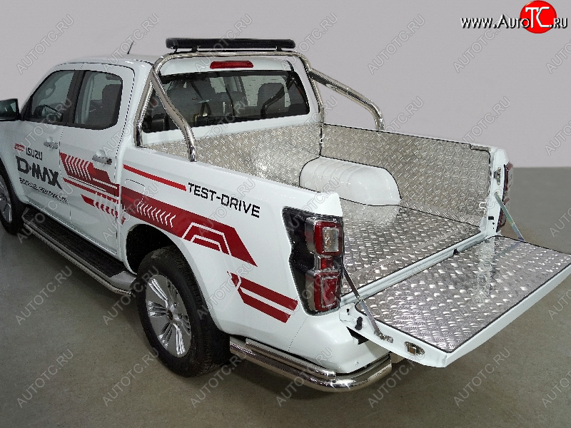 39 999 р. Защитный алюминиевый вкладыш в кузов автомобиля (комплект) ТСС Тюнинг  Isuzu D-Max  RG (2020-2023) DoubleCab (алюминий)  с доставкой в г. Пермь
