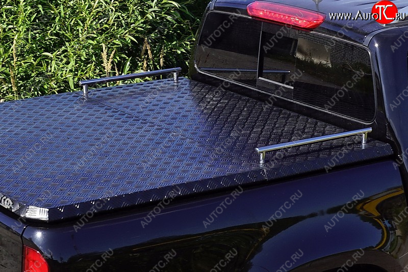 5 549 р. Рейлинги короткие ТСС Тюнинг JAC T6 пикап (2018-2024) (нержавеющая сталь)  с доставкой в г. Пермь