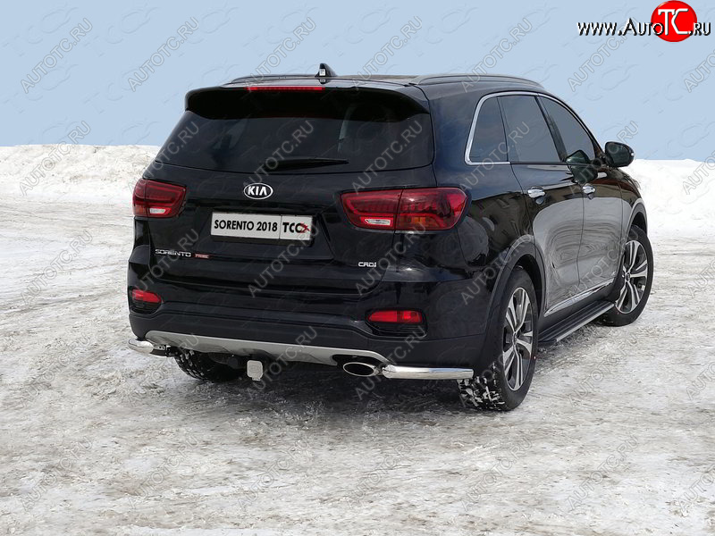 17 649 р. Защита задняя (уголки) 60,3 мм  kiasorpr18-29  с доставкой в г. Пермь