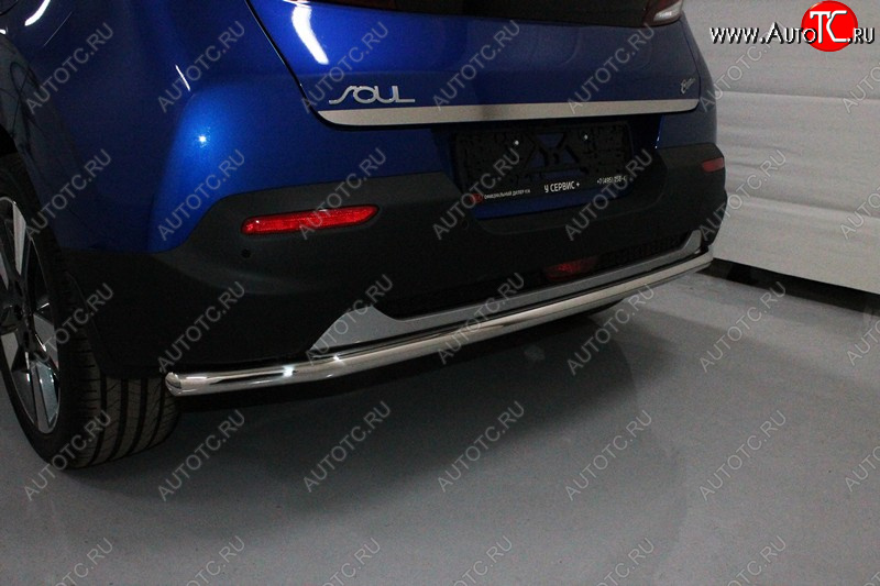 14 699 р. Защита задняя (нержавейка d42,4 мм), ТСС Тюнинг  KIA Soul  SK3 (2018-2022)  с доставкой в г. Пермь